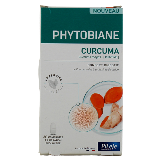 Pileje Phytobiane Curcuma - Complément alimentaire digestion