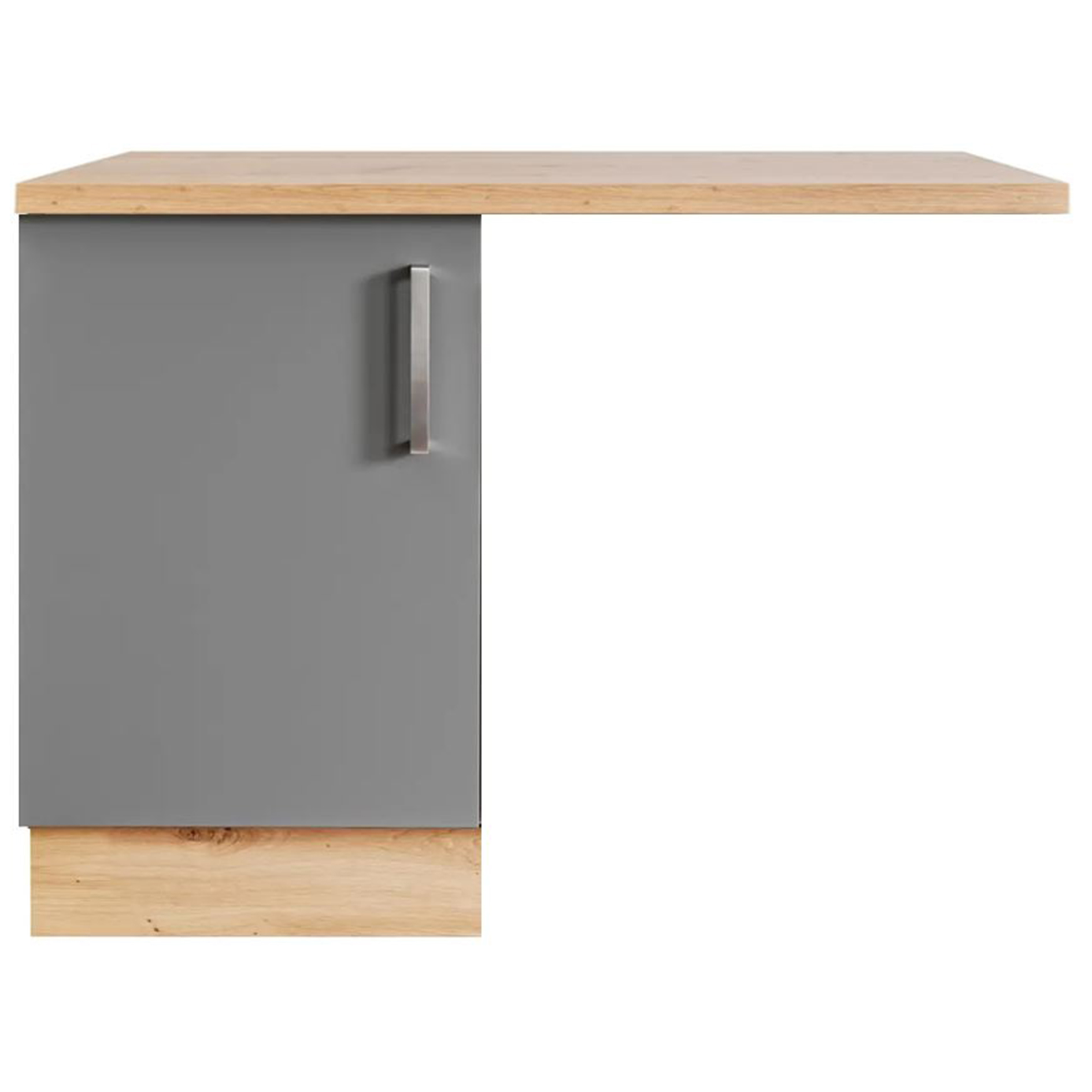 Spülenunterschrank DAVOS - schiefergrau - Artisan Eiche