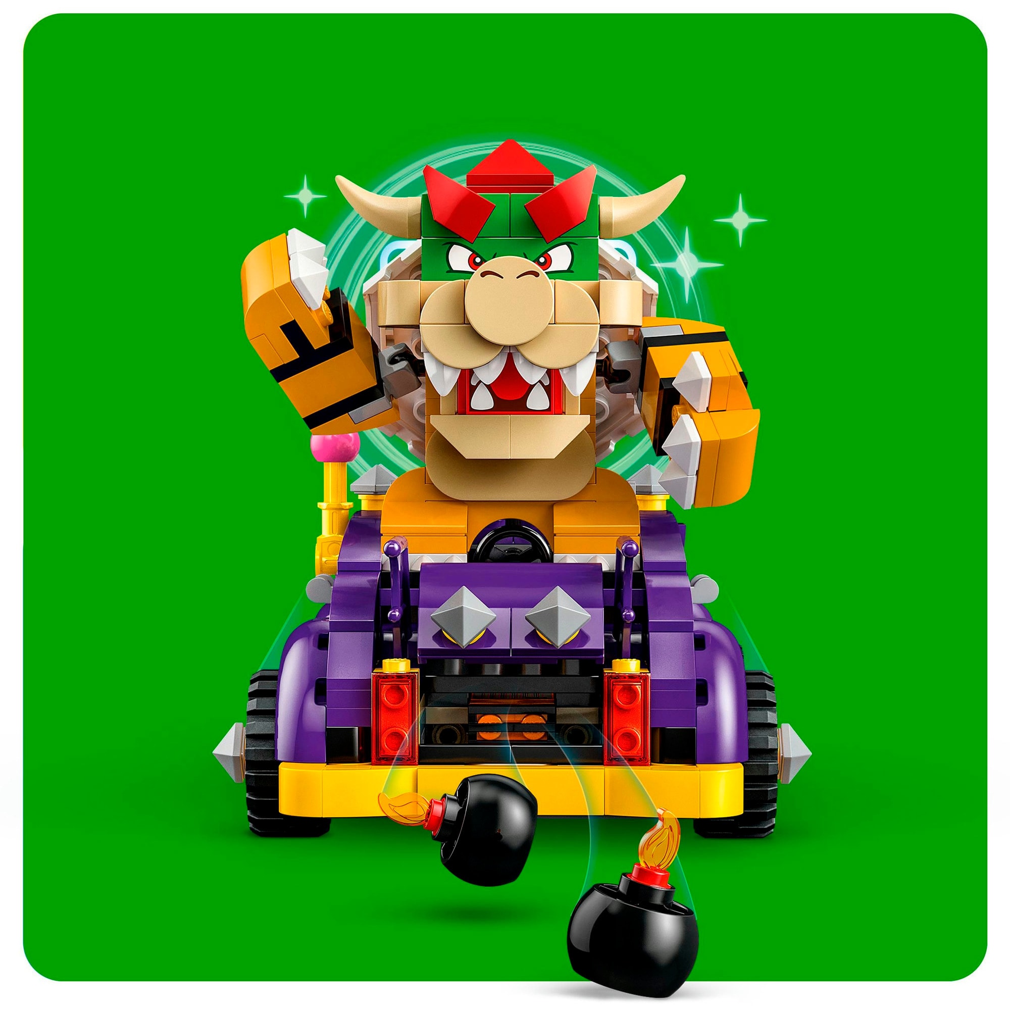 LEGO Konstruktionsspielzeug Super Mario Bowsers Monsterkarre - Erweiterungsset