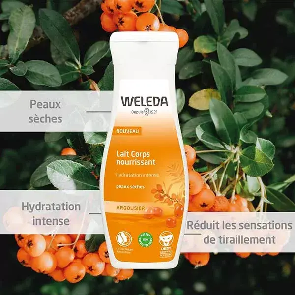 Loção Corporal Nutritiva Orgânica de Espinheiro-marinho Weleda 200ml