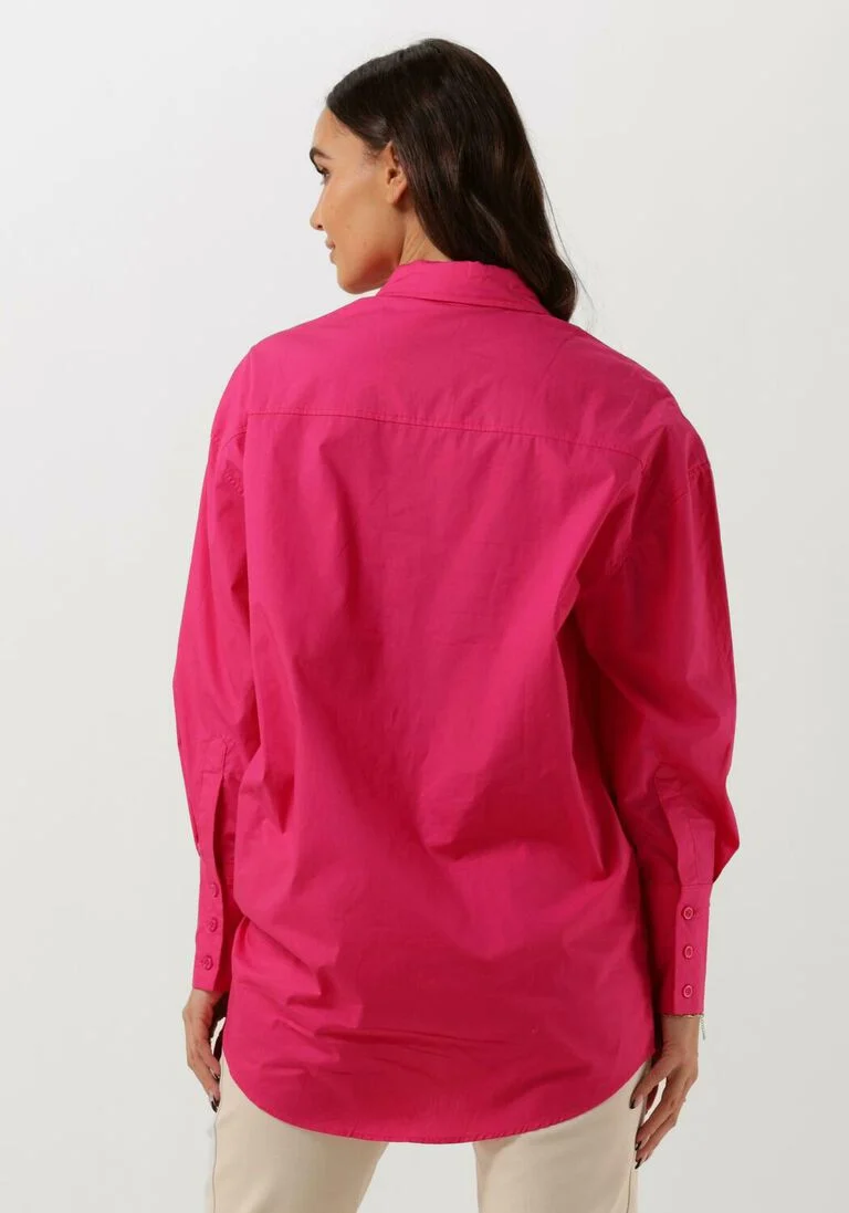 COLOURFUL REBEL roze colourful rebel blouse talia oversized boyfriend blouse