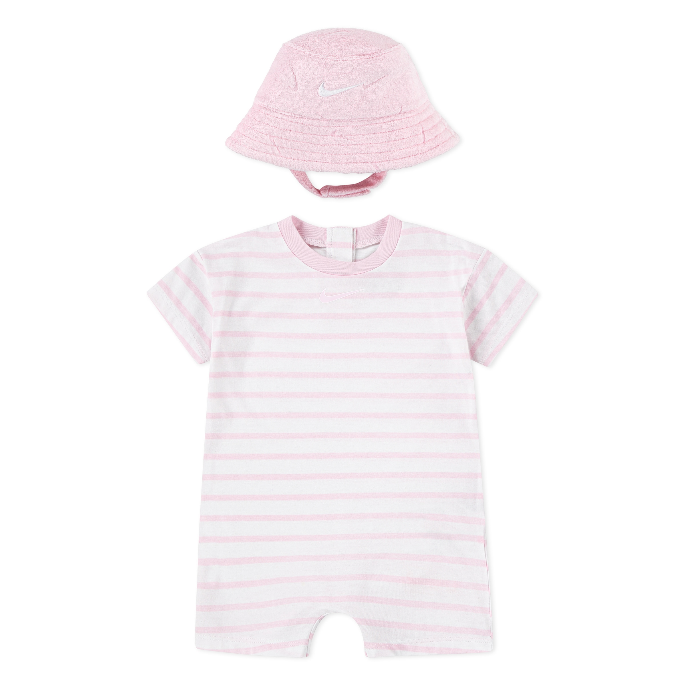 Nike Sportswear Strampler, Jäckchen & Mütze »NKN TOWEL TERRY SS SL ROMPER«, 2 Stk.