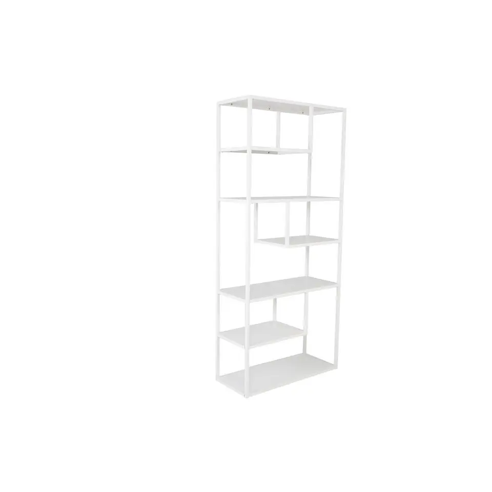 Wandkast Wit Staal - 85x35x190cm - Staal