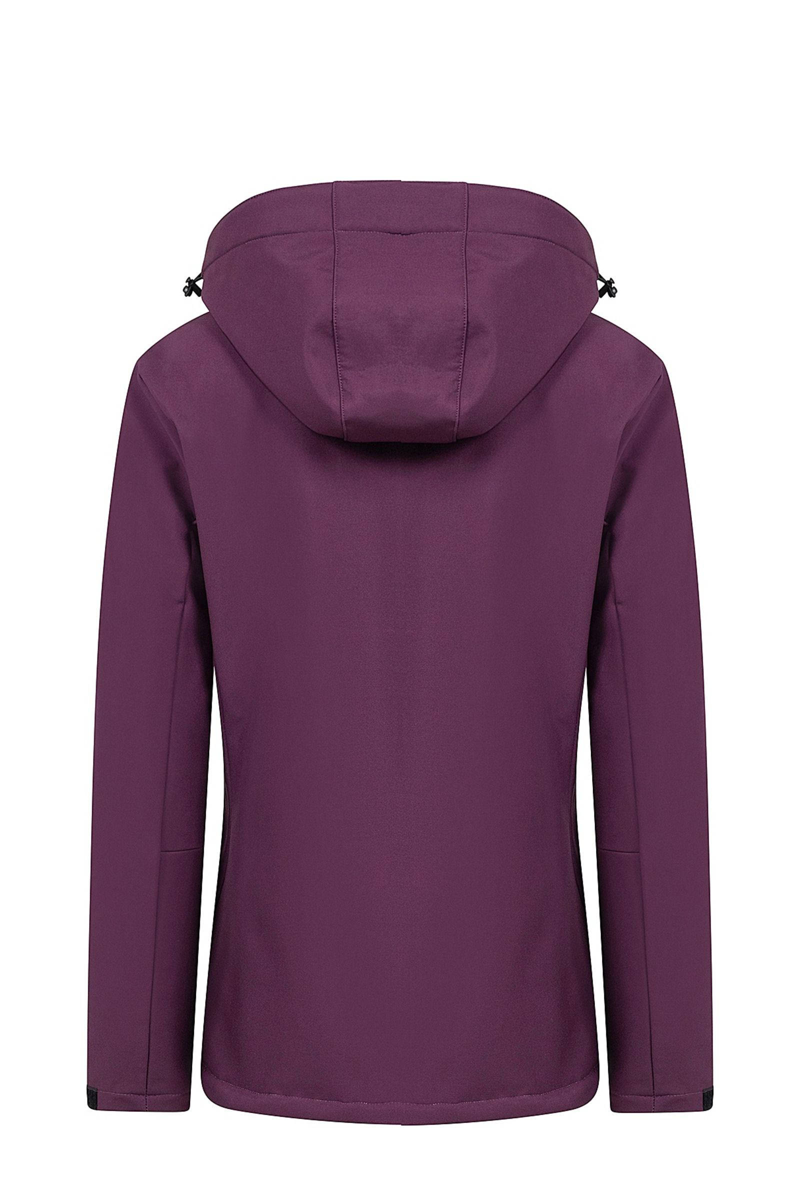 Life-Line softshell jack Dani paars