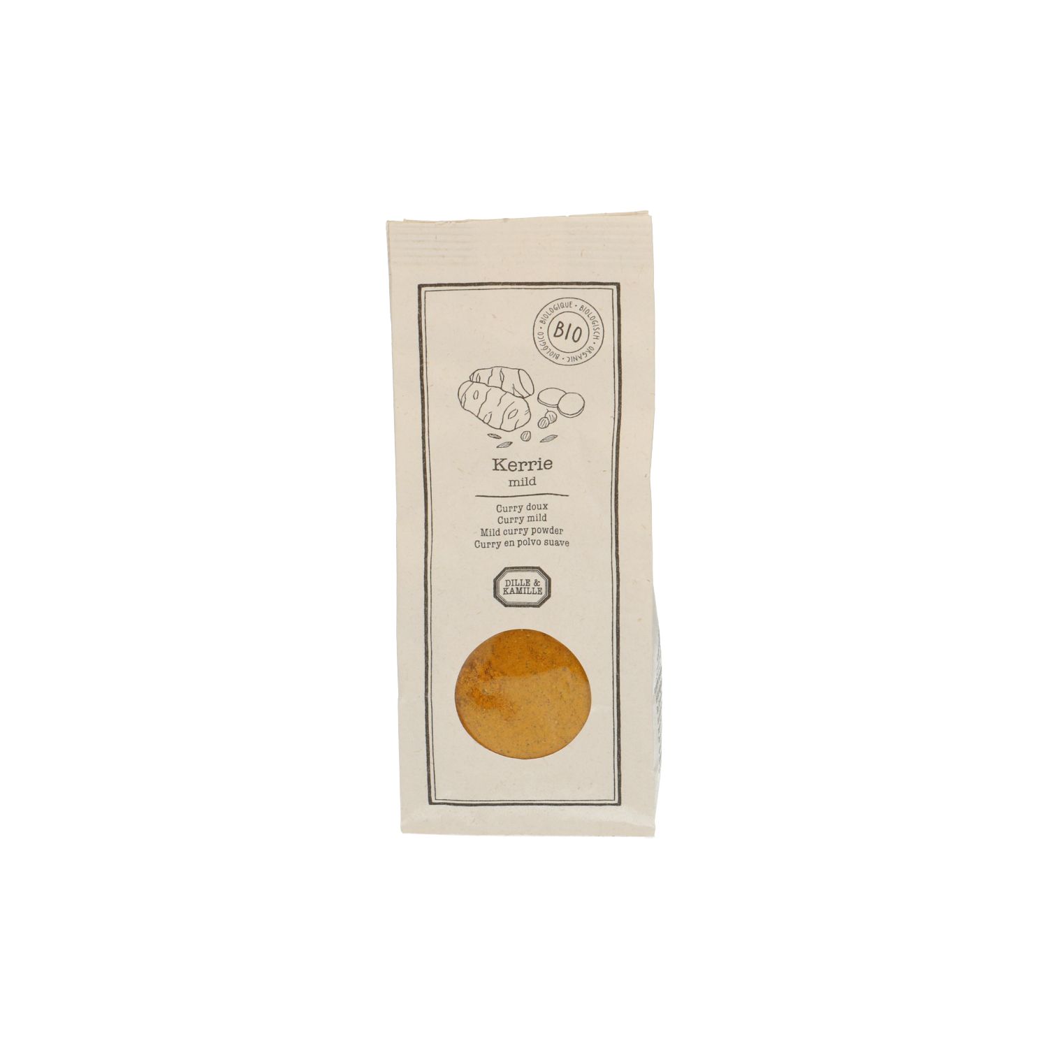 Kerriepoeder mild, biologisch, 50 g