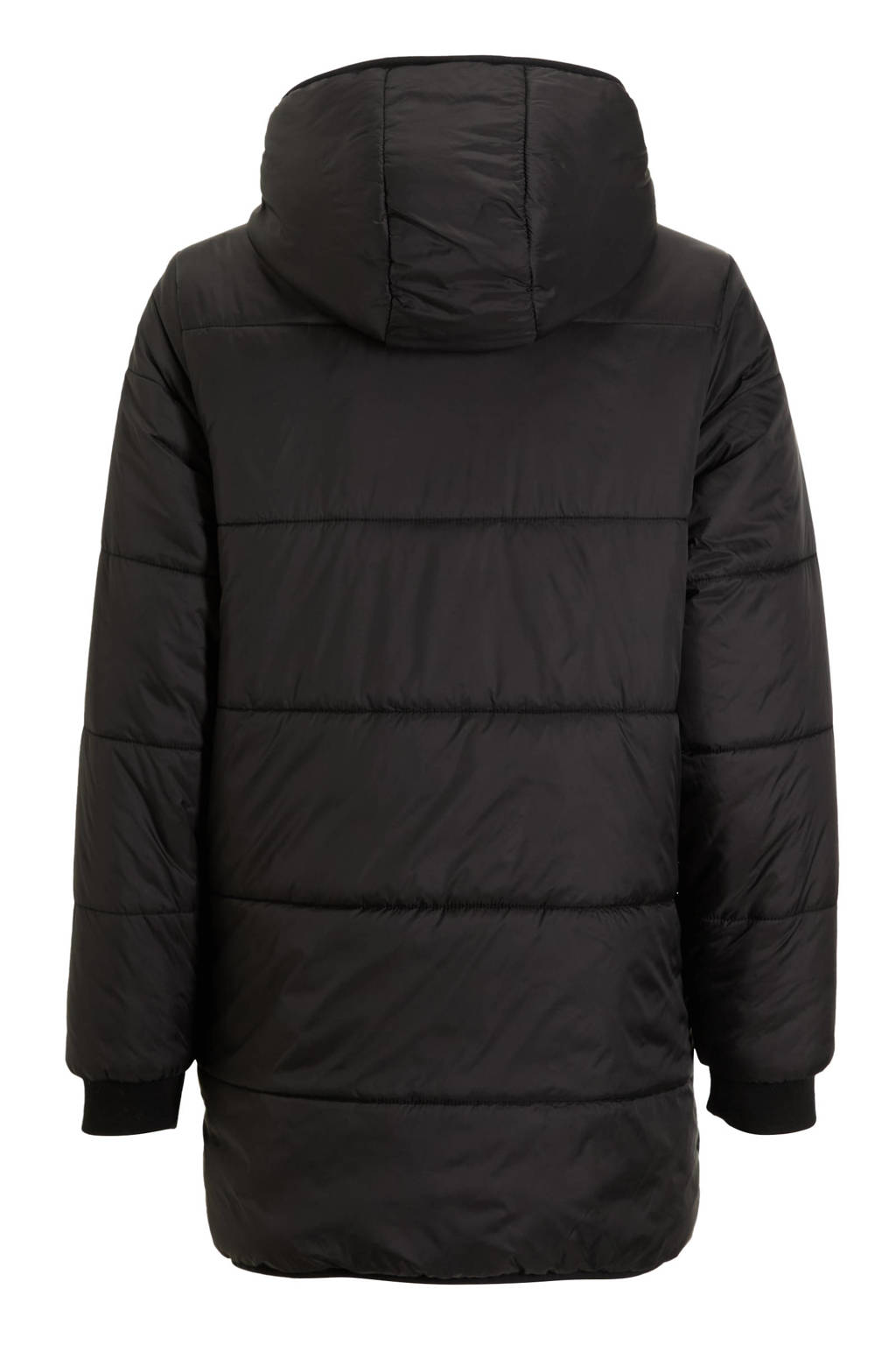 anytime reversible winterjas zwart / beige