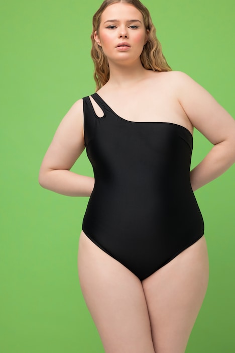 Badeanzug, Softcups, One-Shoulder, Doppelträger