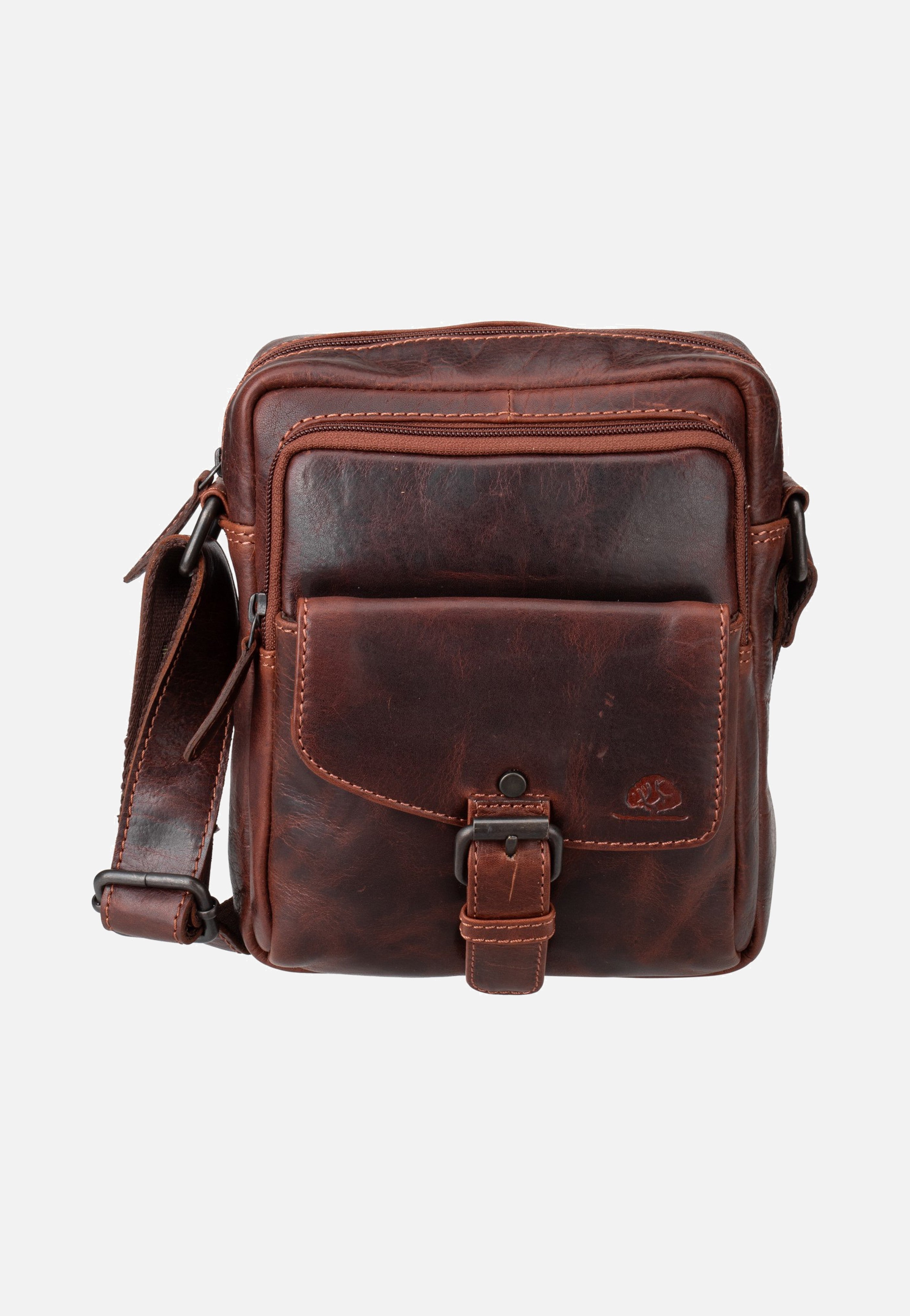 Rugged Shoulderbag M Teak Brown - Umhängetasche