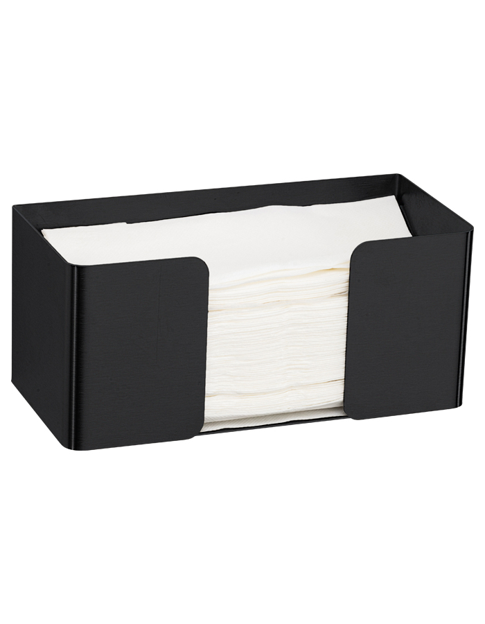 Proox One dispenser voor papieren handdoeken laag zwart