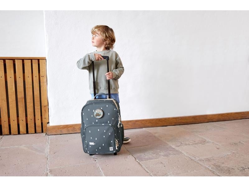 Lässig Reisetrolley Happy Prints Midnight Blue Kinderkoffer ab 3 Jahren