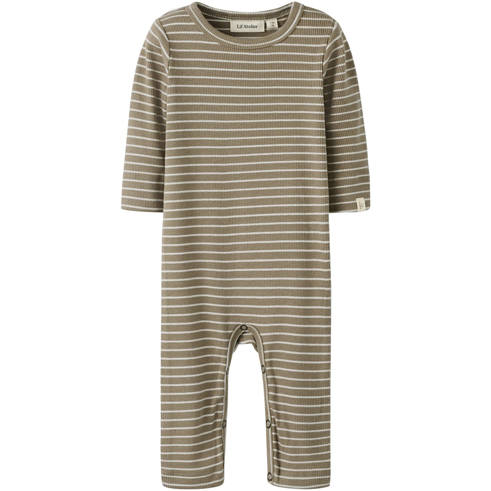 Køb Lil'Atelier Sepia Tint Turtledove Nbmgago Ls Natdragt Lil