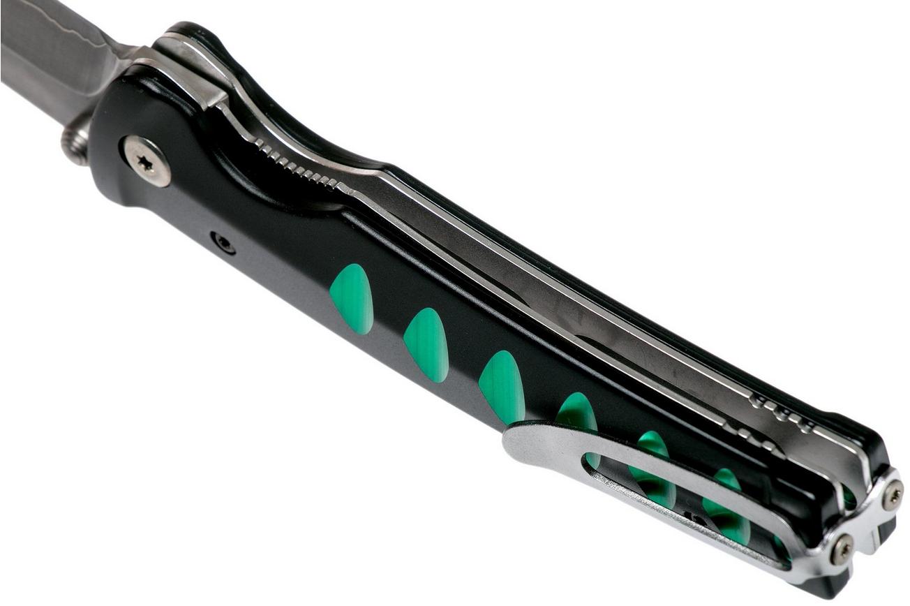 Mcusta MC-0044C Katana, zwart/groen, herenmes