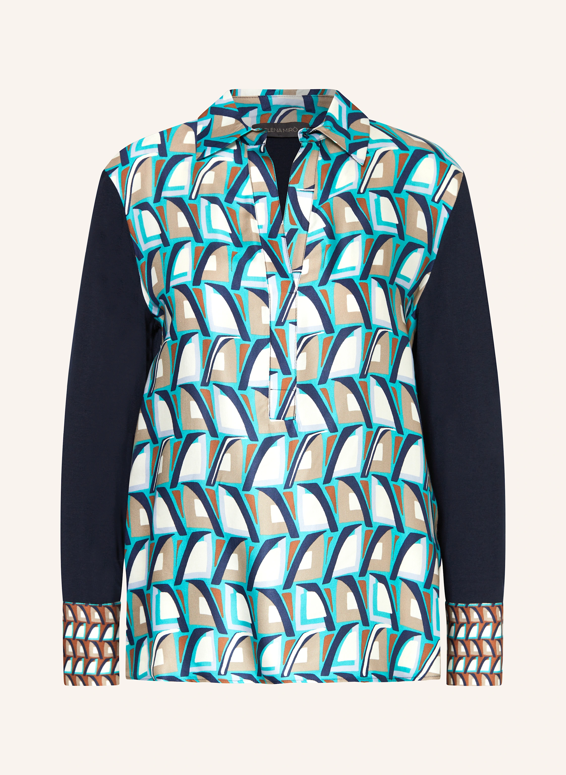 ELENA MIRO Blusenshirt im Materialmix