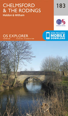 Chelmsford and the Rodings - OS Explorer Map 183 (Sheet map, folded)