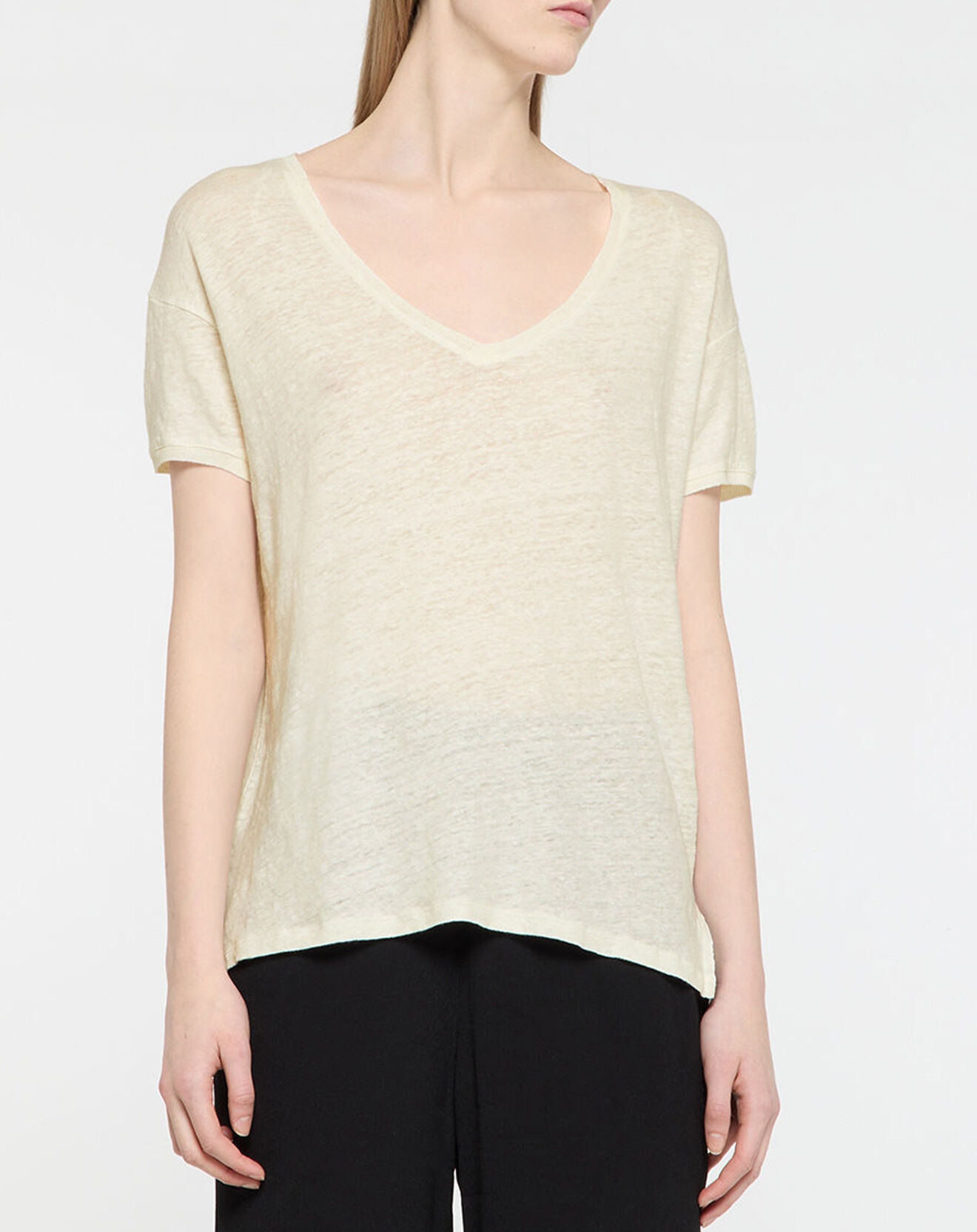 Yerse T-Shirt 100% Lin Lorelai écru
