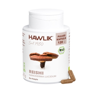 HAWLIK Reishi Pulverkapseln, 120 Stück