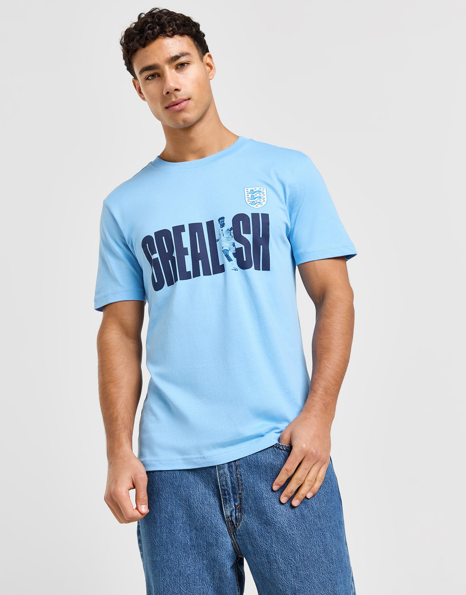Official Team T-shirt Angleterre Jack Grealish Homme