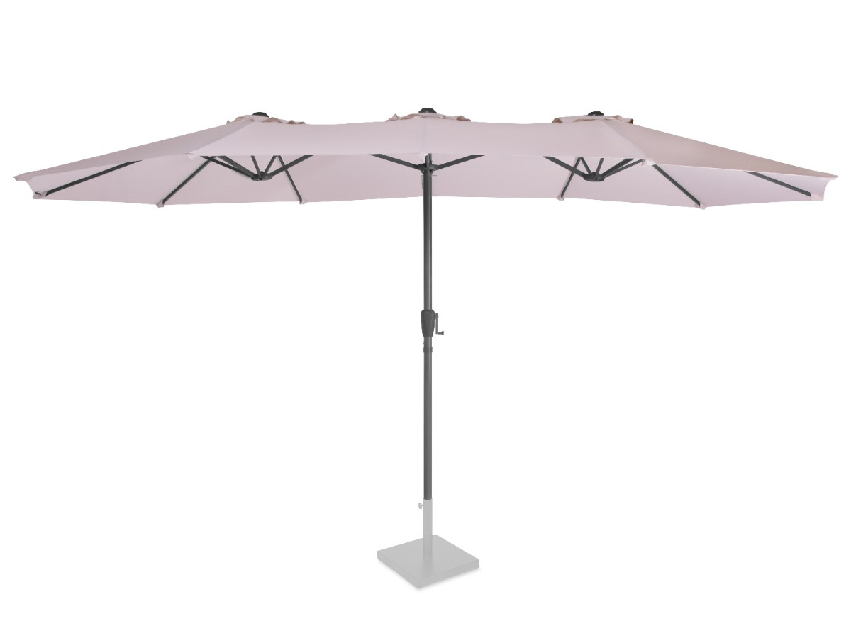 VONROC Iseo 460 x 270 cm Premium parasol - Beige