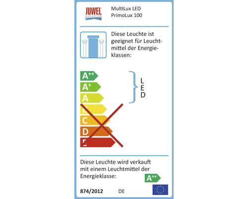 JUWEL MultiLux LED 92 aquarium lichtbalk, 2 x 14 W, 92 x 9,5 cm, voor Vision 180
