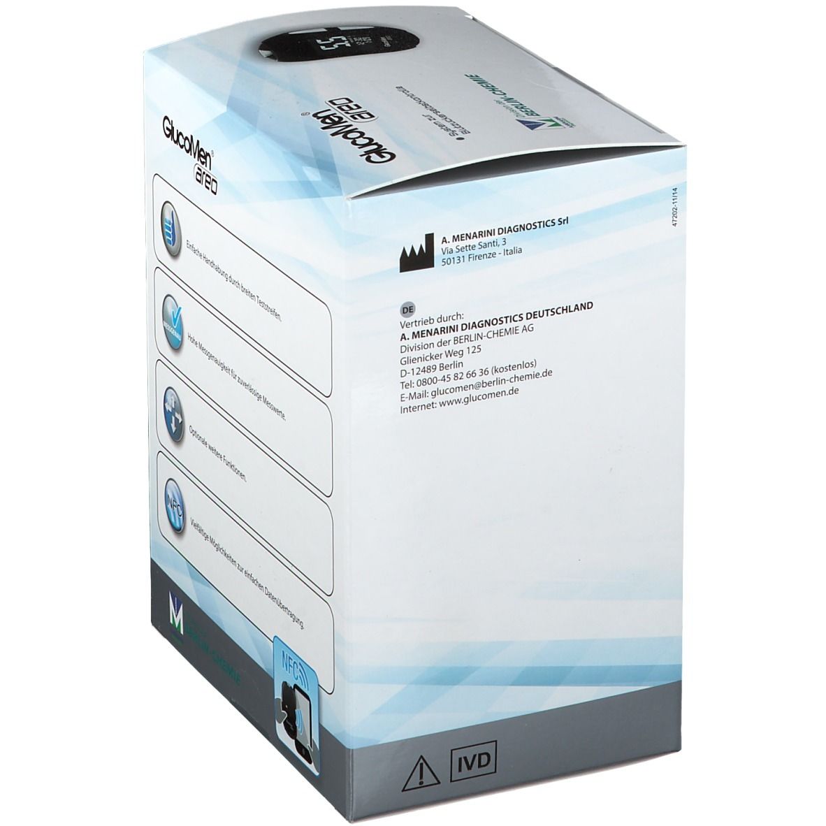 GlucoMen® areo Set mmol/L