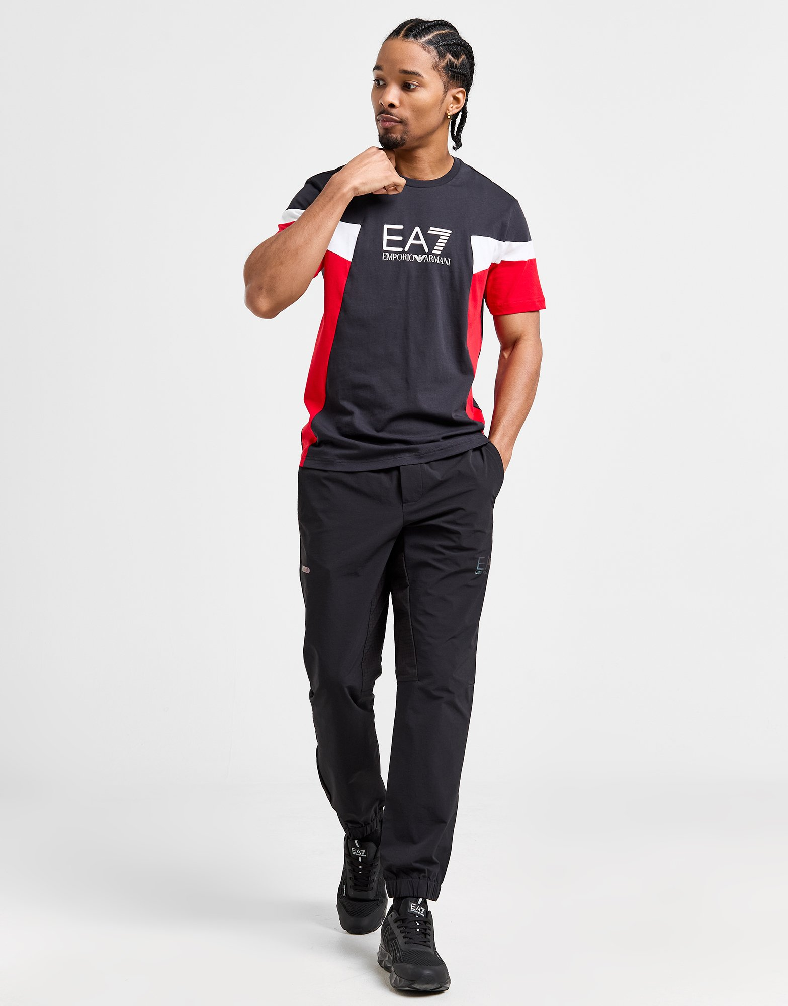 Emporio Armani EA7 T-shirt Colour Block Homme