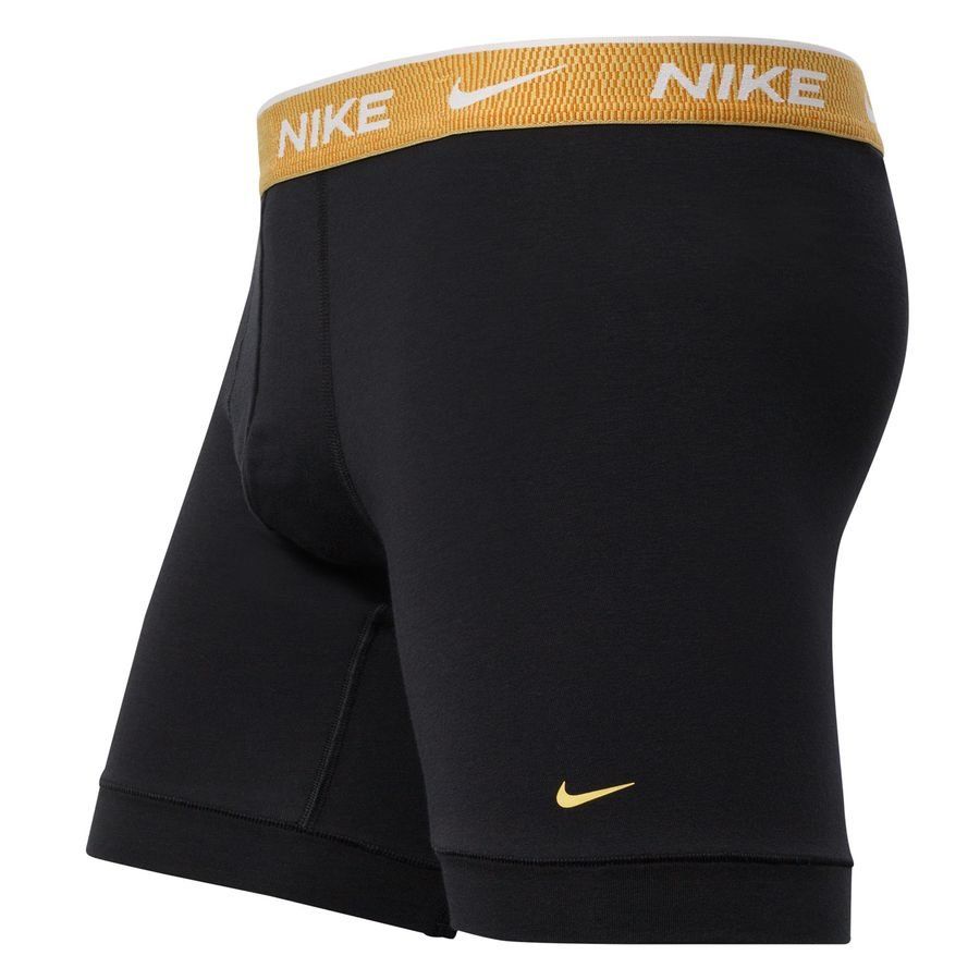 Nike Shorts Boxer Pack de 3 - Noir/Denim Turqouise/Infinite Gold