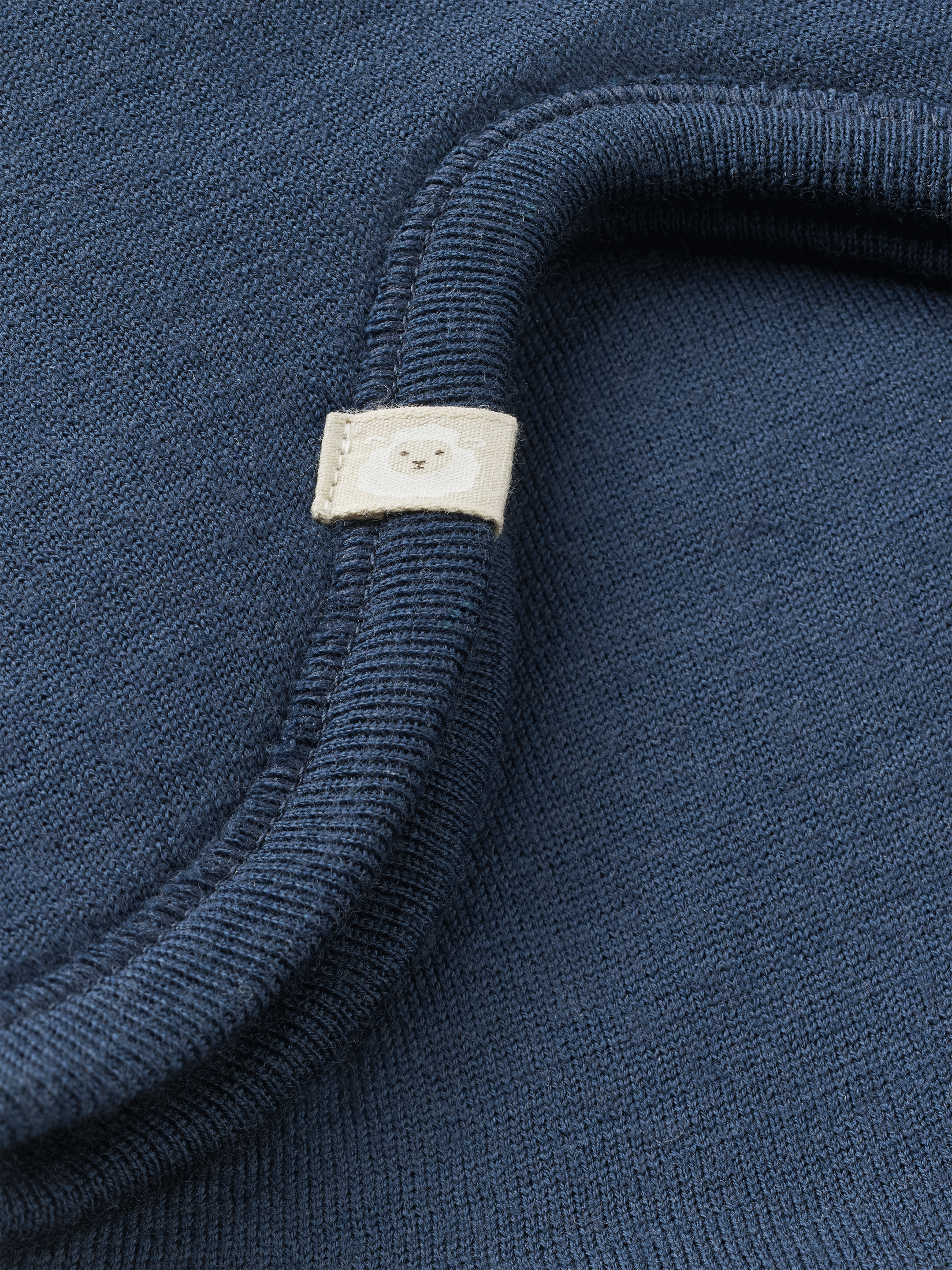 Bivakmuts van merinowollen terry voor baby's