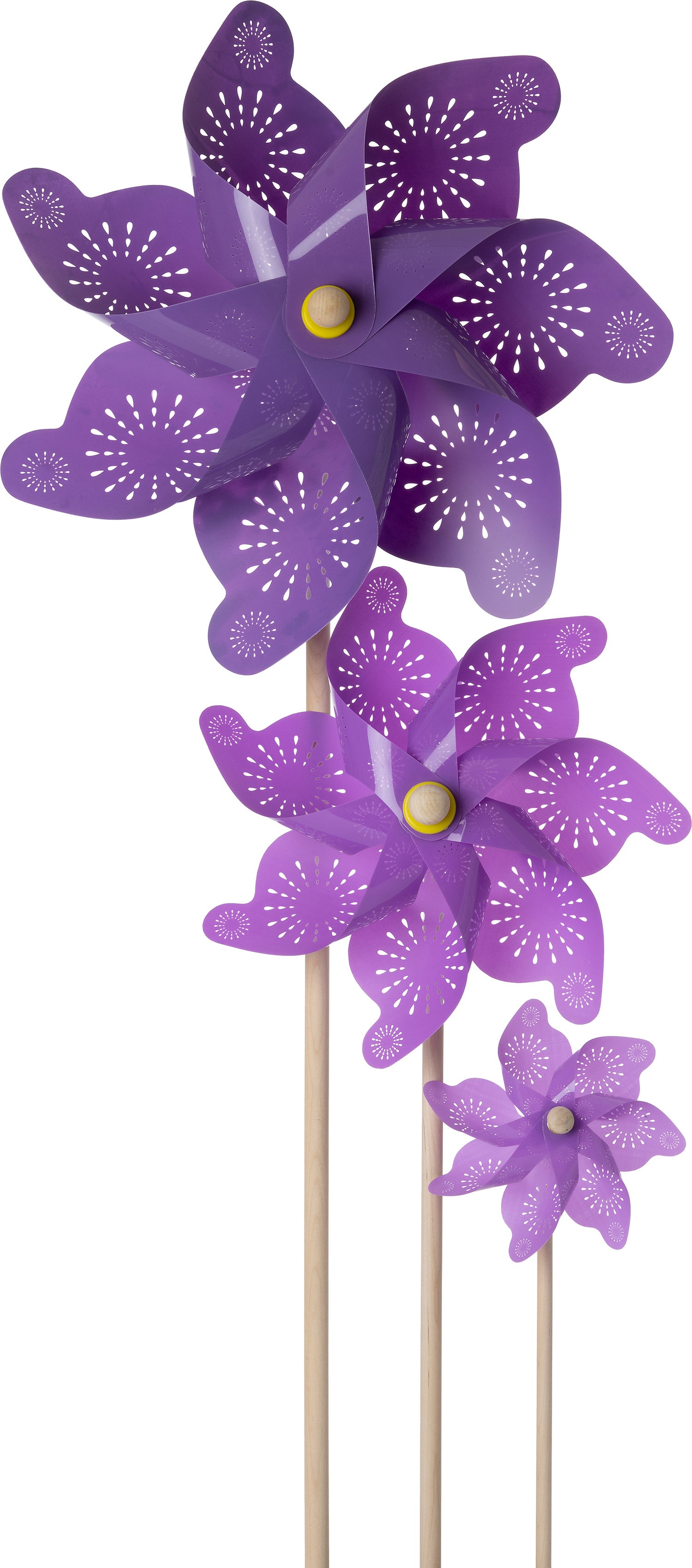 Intratuin tuinsteker windmolen Marij paars D 17 H 48 cm