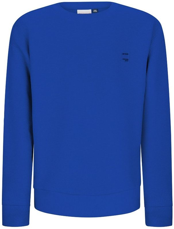 Retour jongens sweater - Kobalt