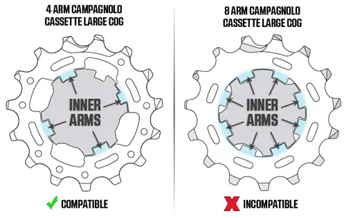 Wahoo Kassettehylster til Campagnolo til Kickr og Kickr Core