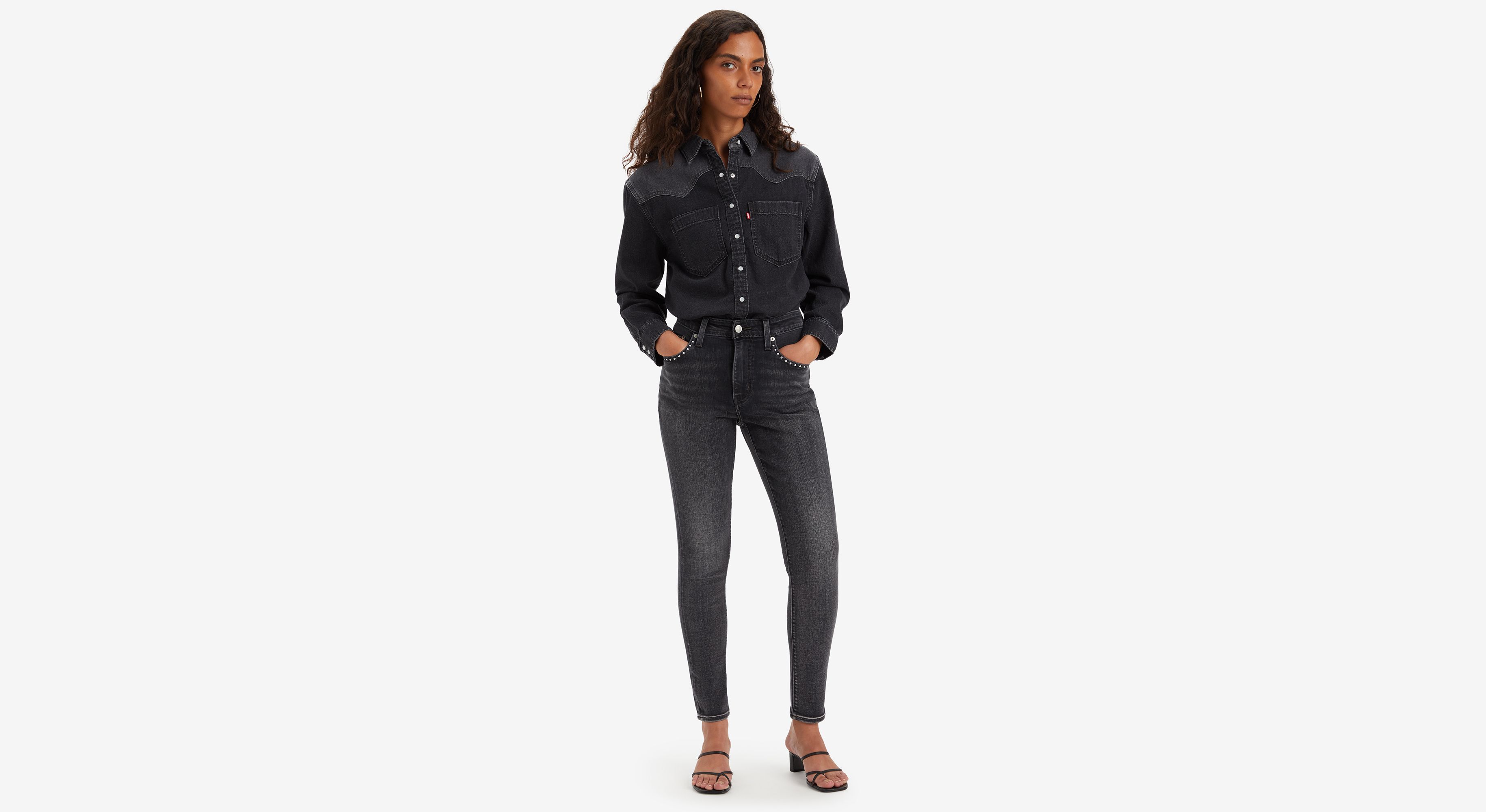 Jean 721™ taille haute skinny - Shining Brighter - Noir