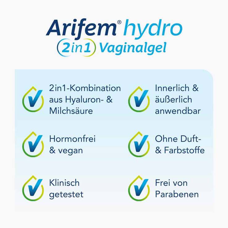 Arifem hydro 2in1 Vaginalgel, 30 ml