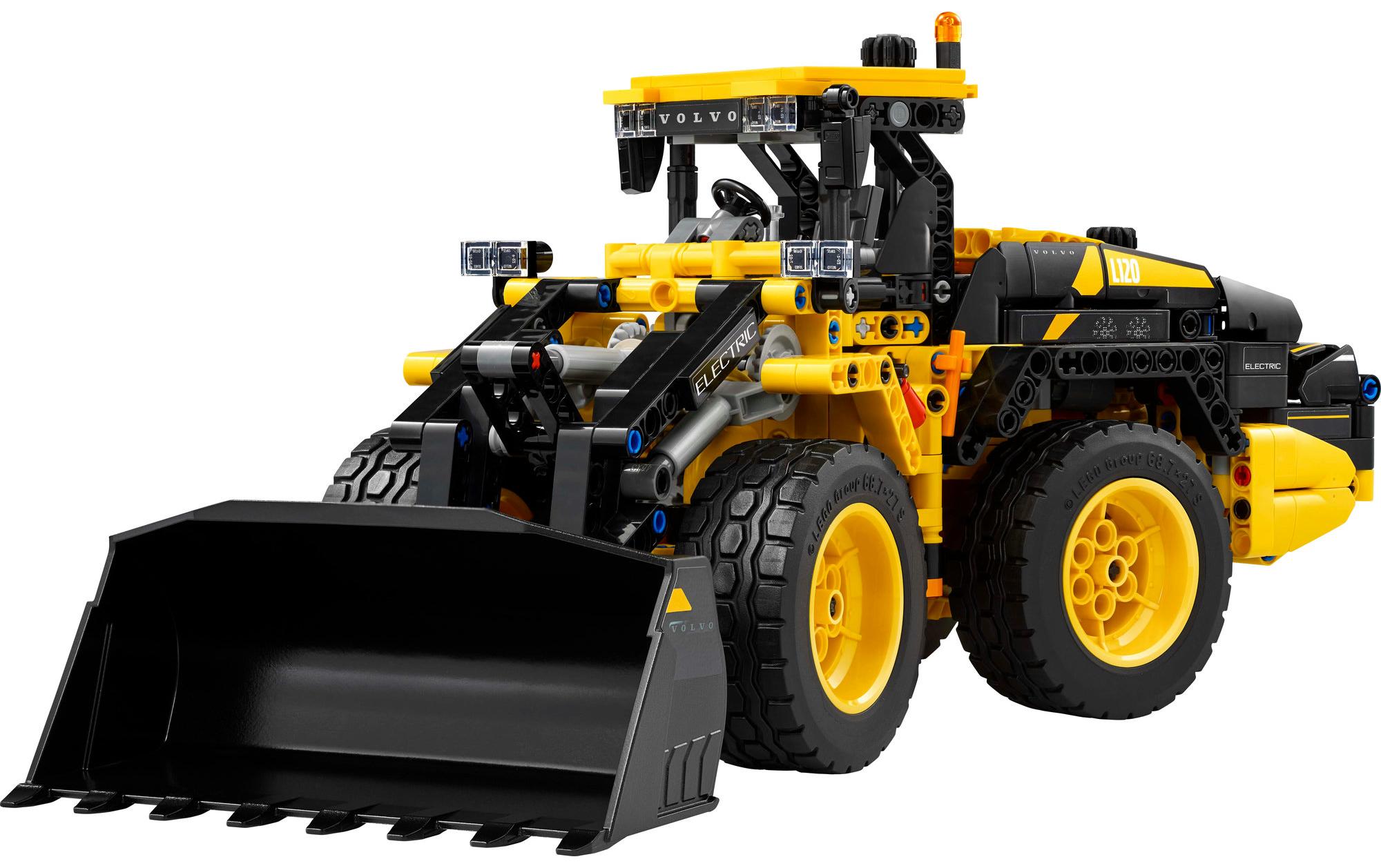 Technic Volvo L120 Electric Radlader 42209Spielzeugbaumaschine mit vielen Funktionen