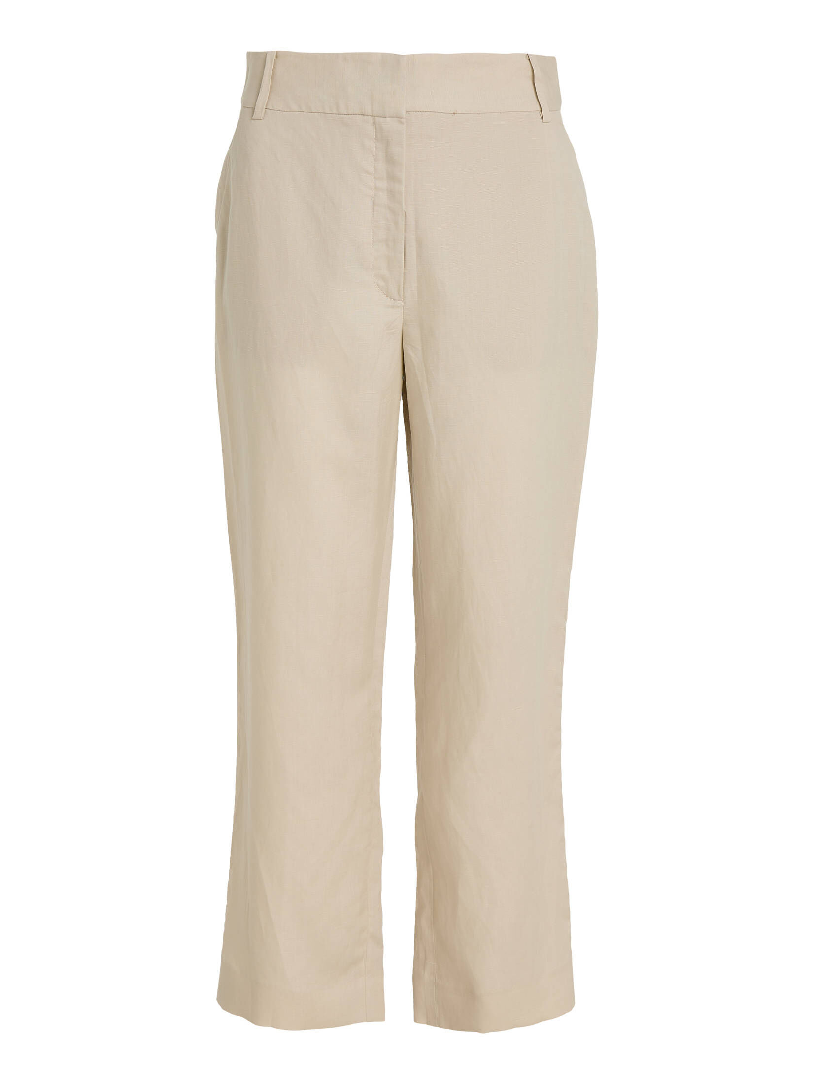 CALVIN KLEIN| Damen Stoffhose aus Leinenmix