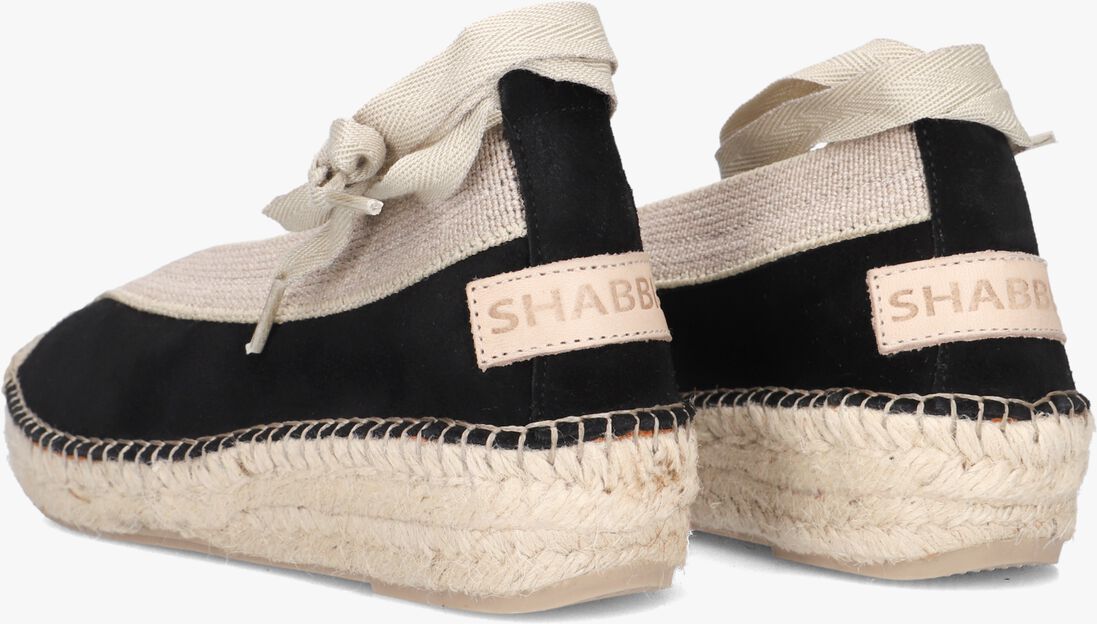 zwarte shabbies espadrilles palma