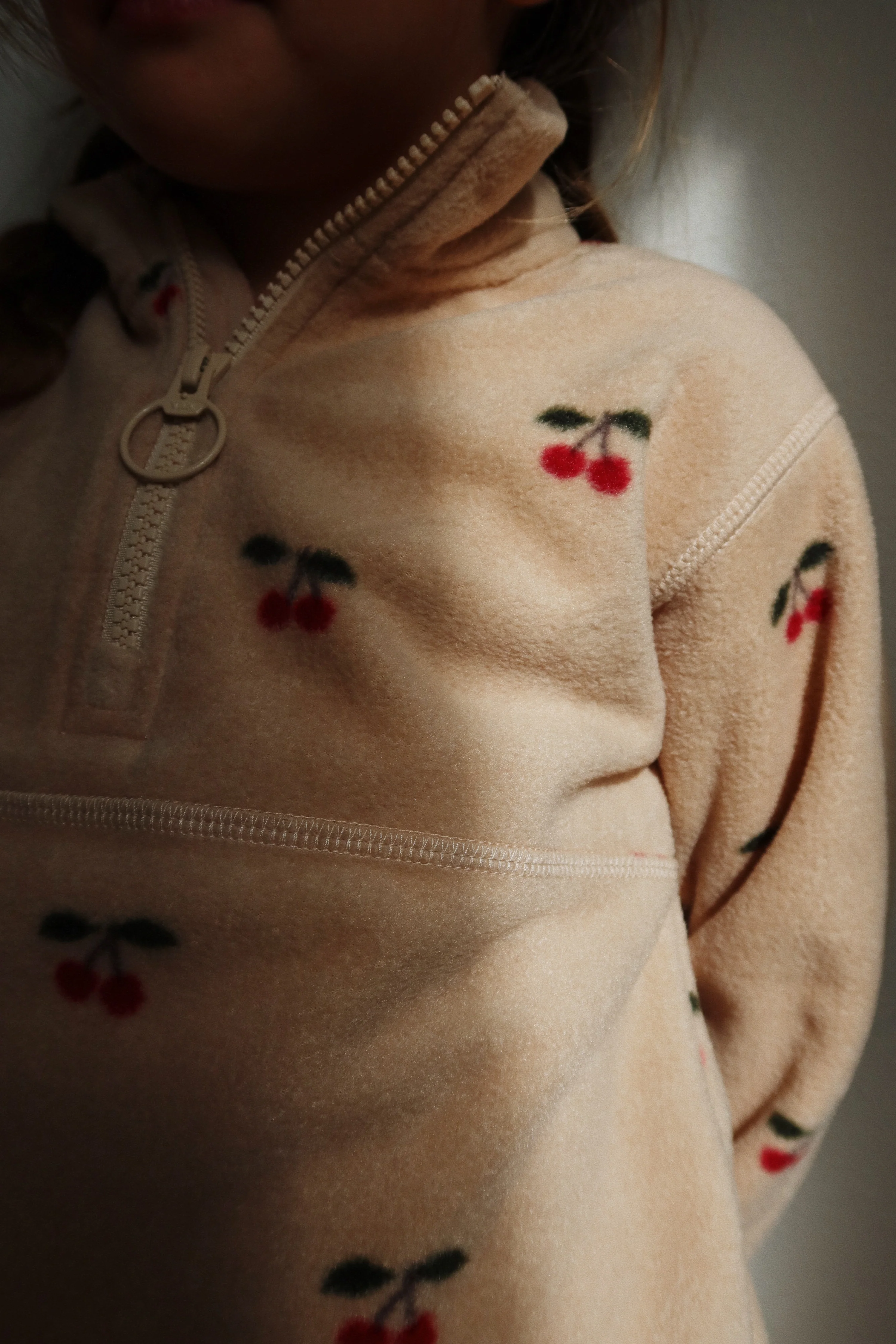 Tavi Fleecetrøje - CHERRY - 12M