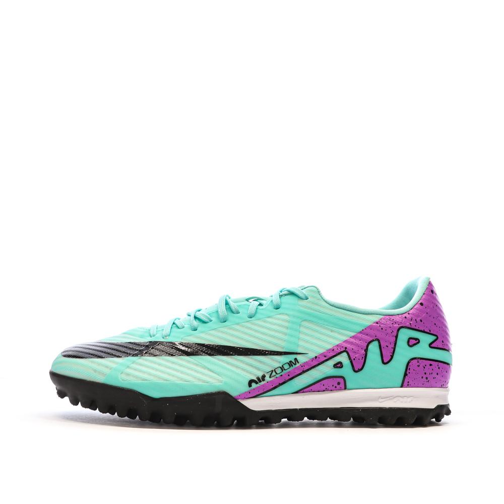 Nike Chaussures de Foot Turquoise Homme Nike Zoom Vapor 15 Academy TF