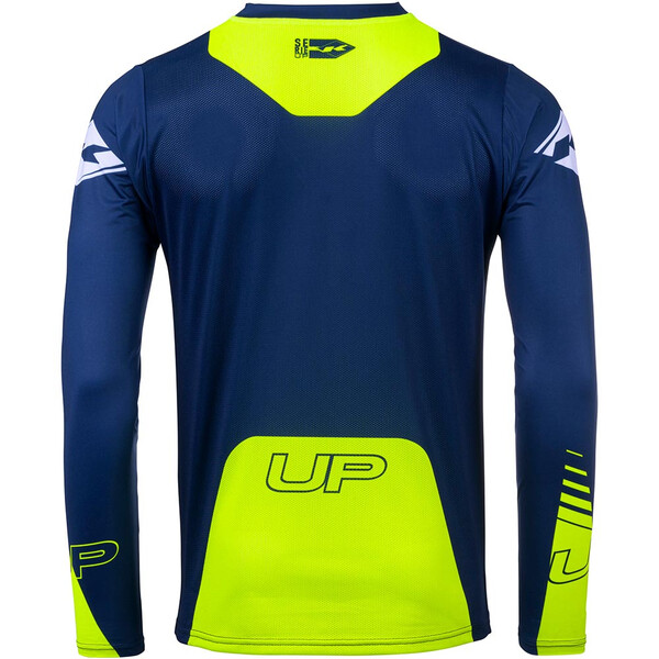 Kenny - Maillot Trial Up Kamo Navy / Jaune fluo / Blanc