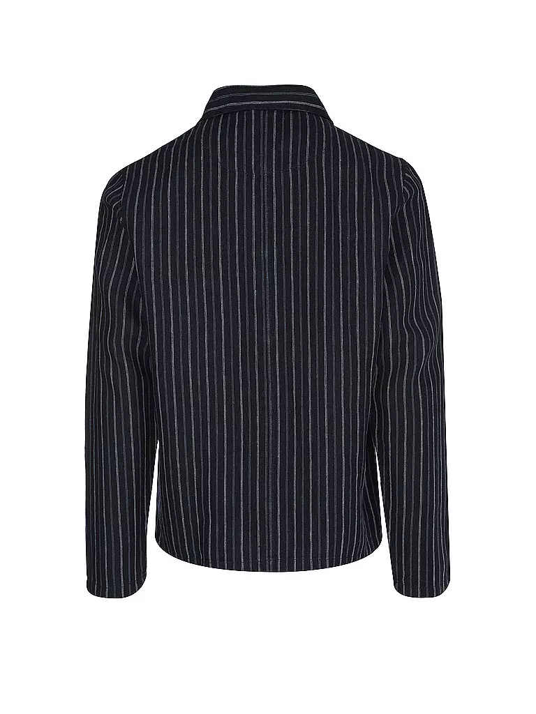 KNOWLEDGE COTTON APPAREL Overshirt blau