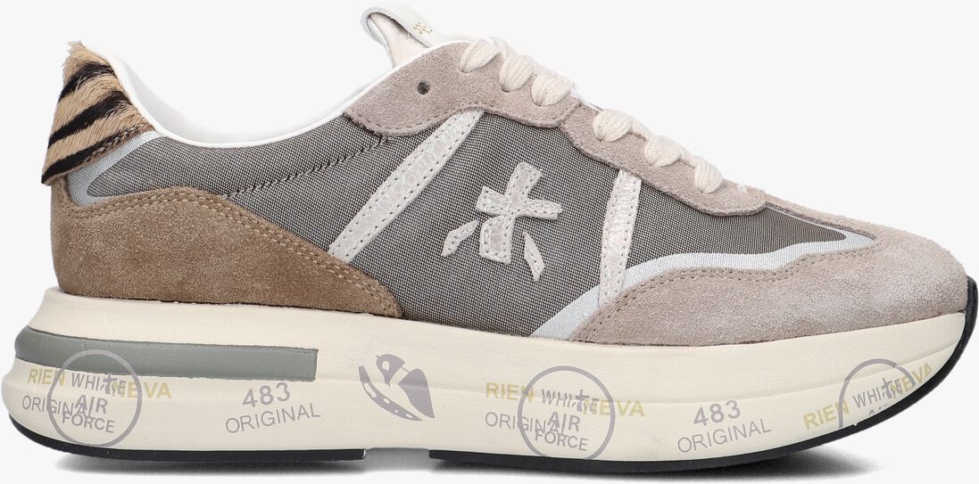 grijze premiata lage sneakers cassie