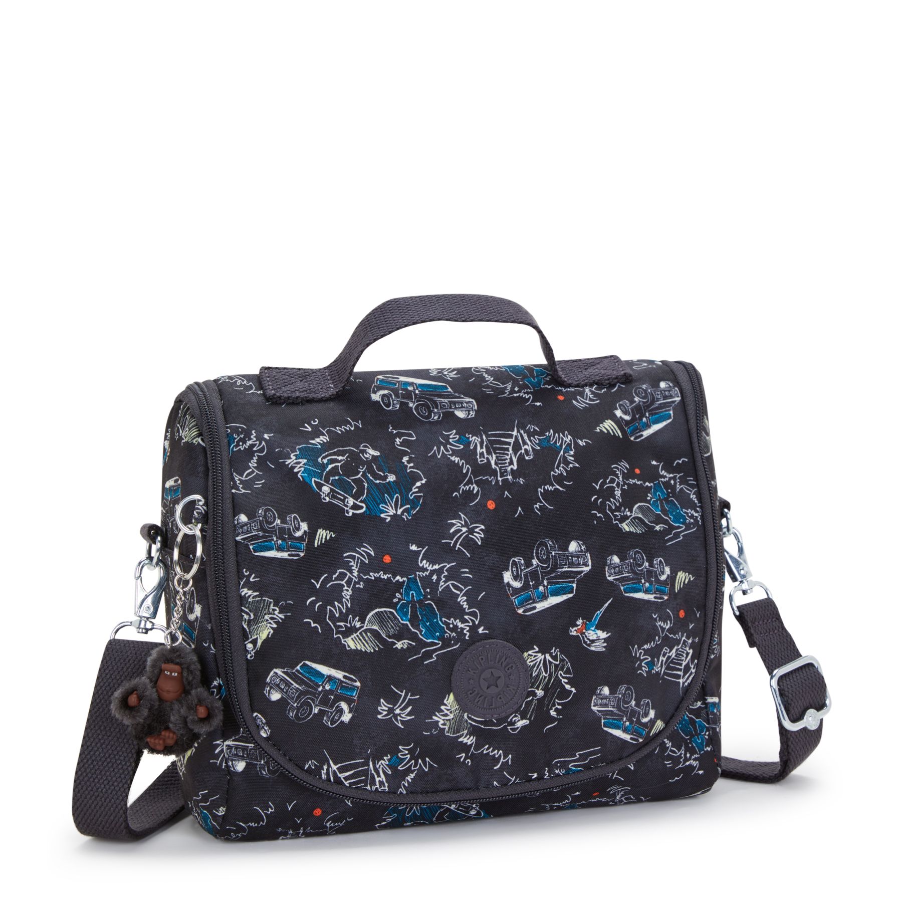 NEW KICHIROU Grand Sac Repas Isotherme avec Manchon pour Valise - Jungle Fun Race