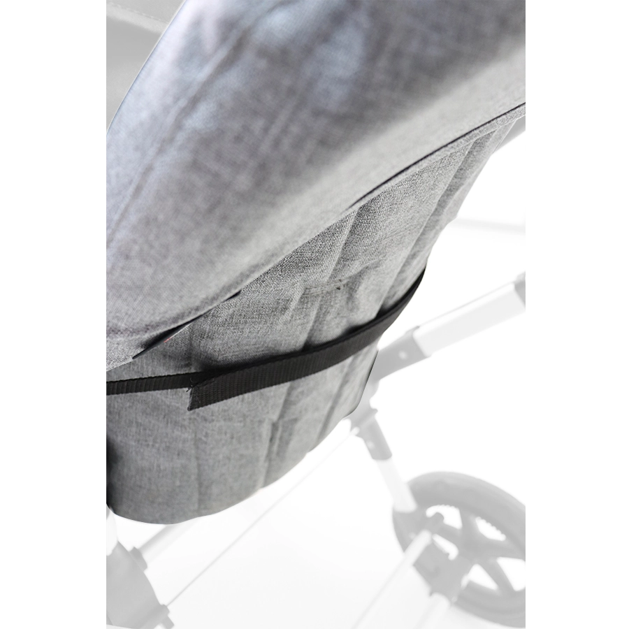 KAISER Thermo-Fleecefußsack Pooly schwarz