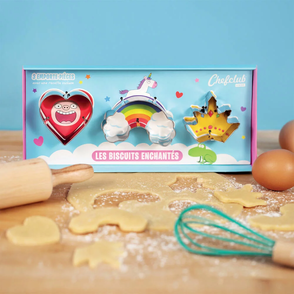 CHEFCLUB KIDS - EMPORTE-PIECES LES BISCUITS ENCHANTES