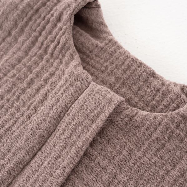 Träumeland Zomerslaapzak Liebmich - Cotton Muslin - Chestnut 60 cm