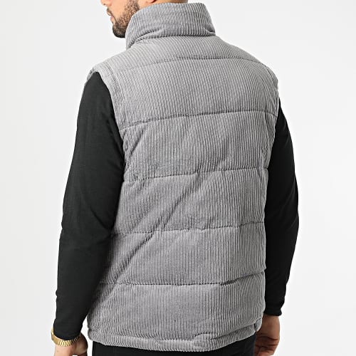 Veste Zippée Sans Manches AN13001 Gris