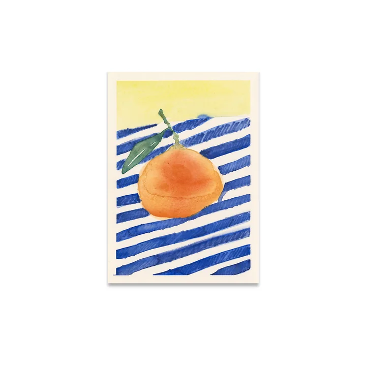 Paper Collective - Orange Poster, 30 x 40 cm