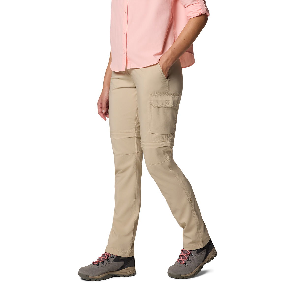 Columbia Silver Ridge Utility Zip-off, dame (Fossil) - Spejder Sport