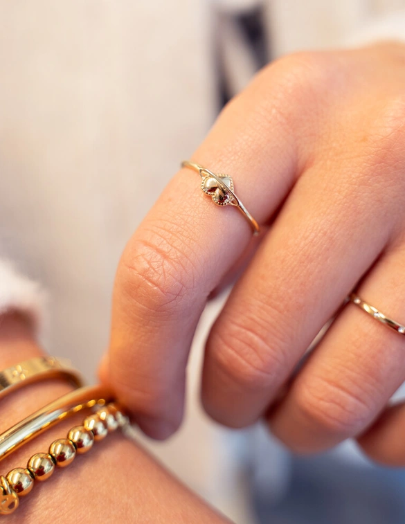 My Jewellery Starry ring met hartjes planeet MJ12019