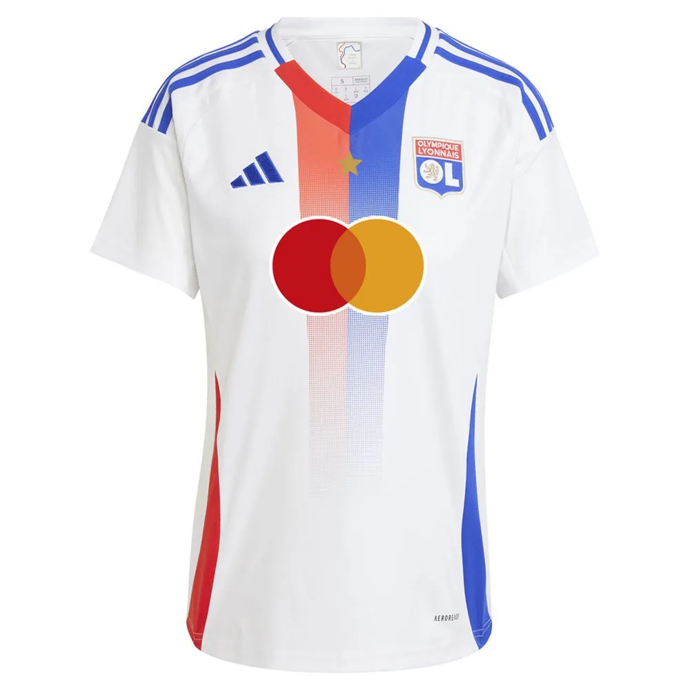adidas Olympique Lyon 24/25 Heim Damen T-Shirt mit kurzen Ärmeln