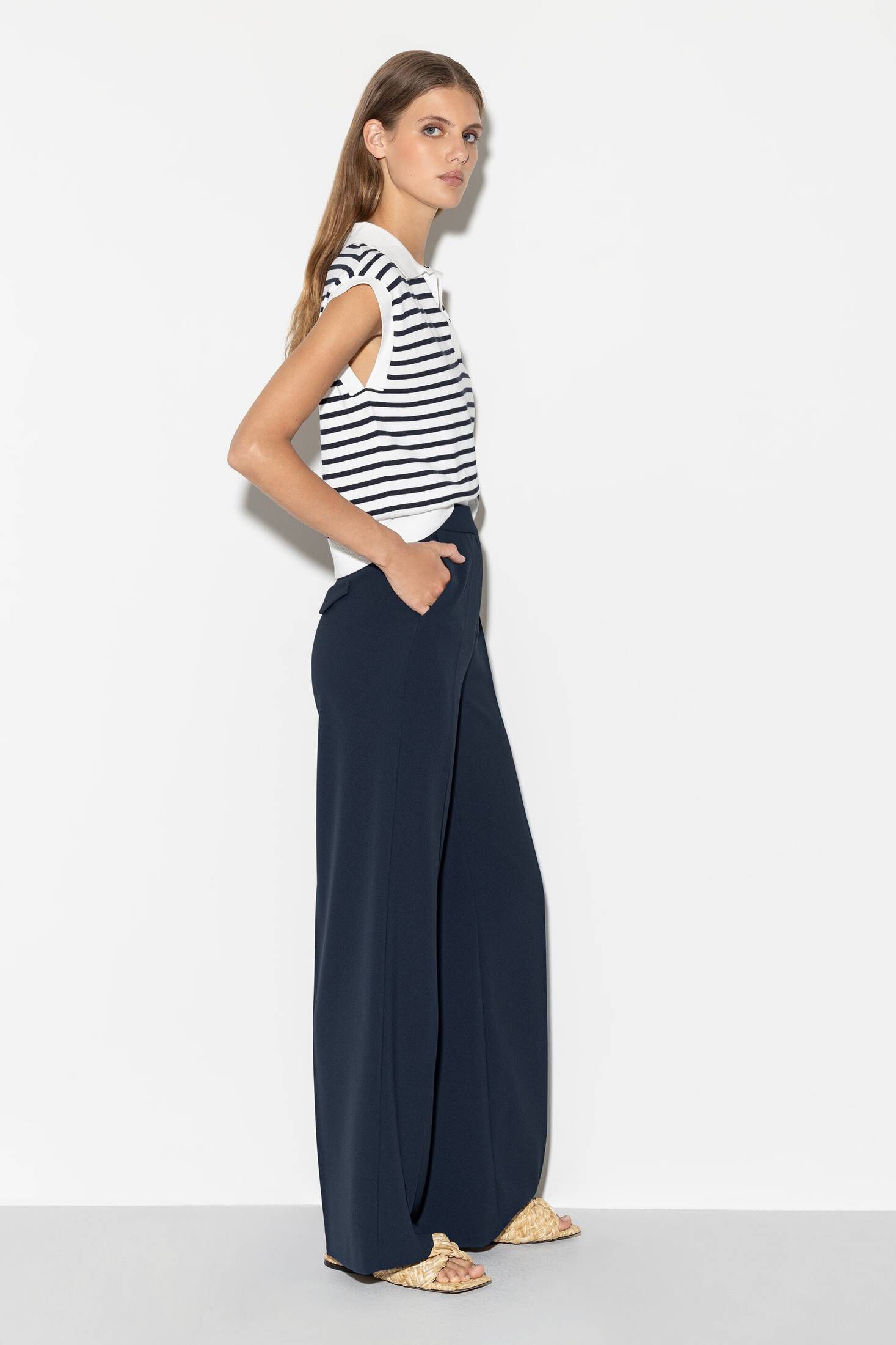 Luisa Cerano| Damen Hose Marlenehose